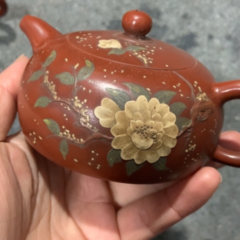 福***多紫砂茶壶陶瓷摆件工艺品