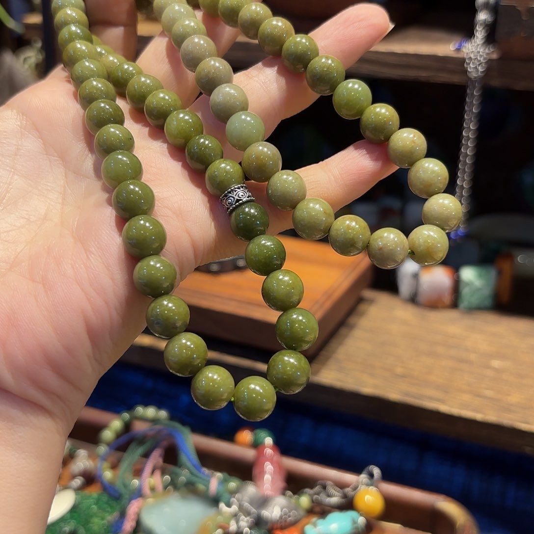 翡翠颈饰未镶嵌墨*原创