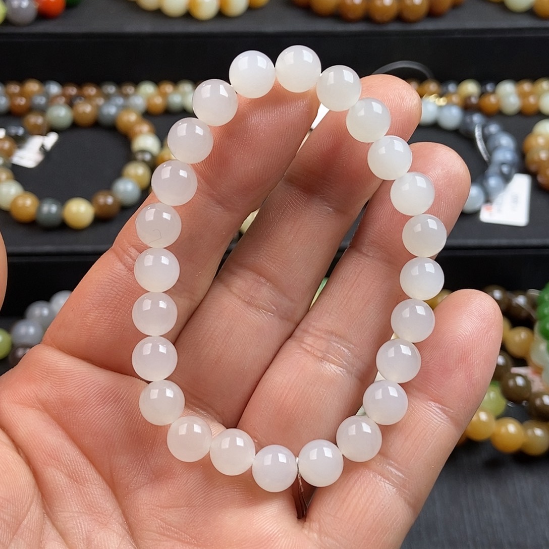 和田玉未镶嵌手链