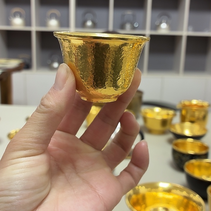 18号李小鹤里外金足金3克闻香杯50毫升