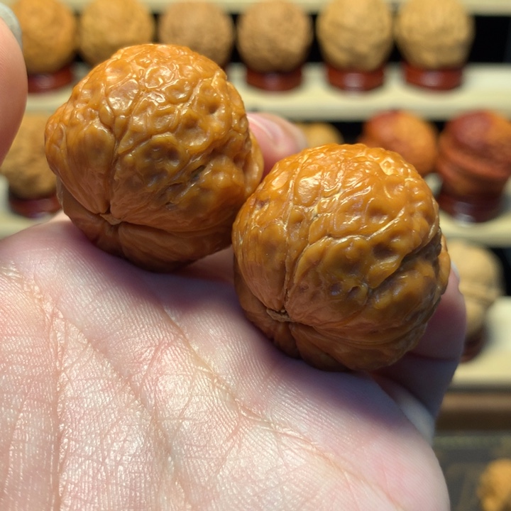 文玩核桃把件36玉蟾