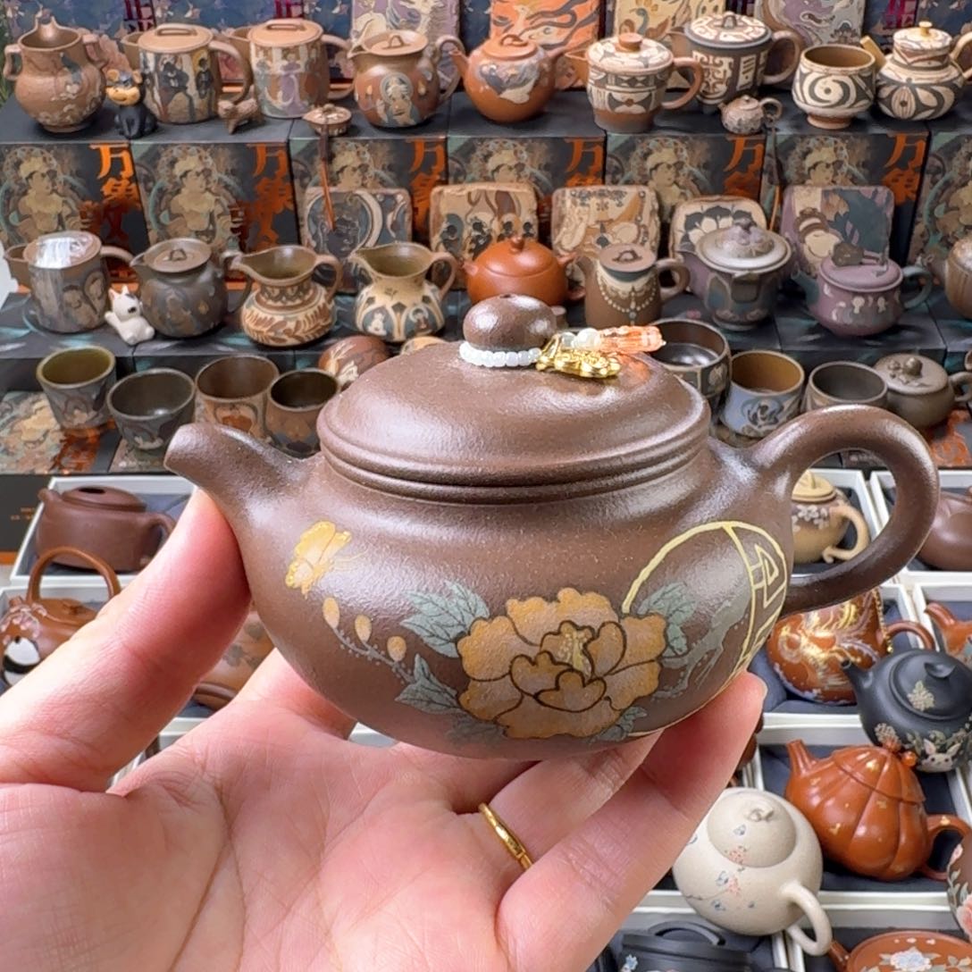 茶壶紫砂150cc原矿精工半手