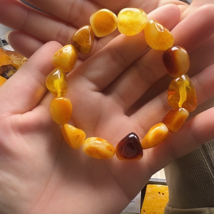 定制琥珀未镶嵌纯天然蜜蜡吊坠