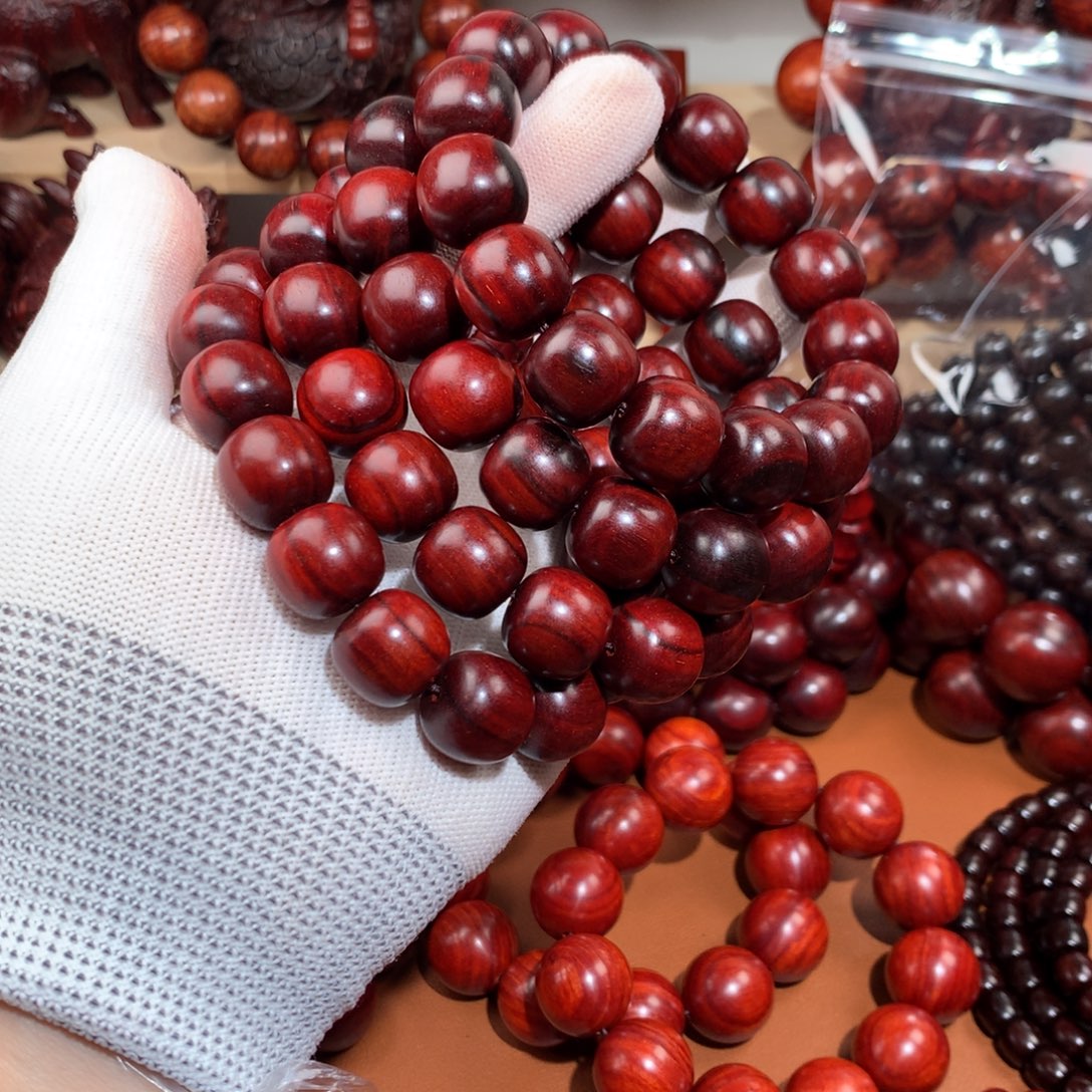 木1516-老型珠镇泥-鸡血红