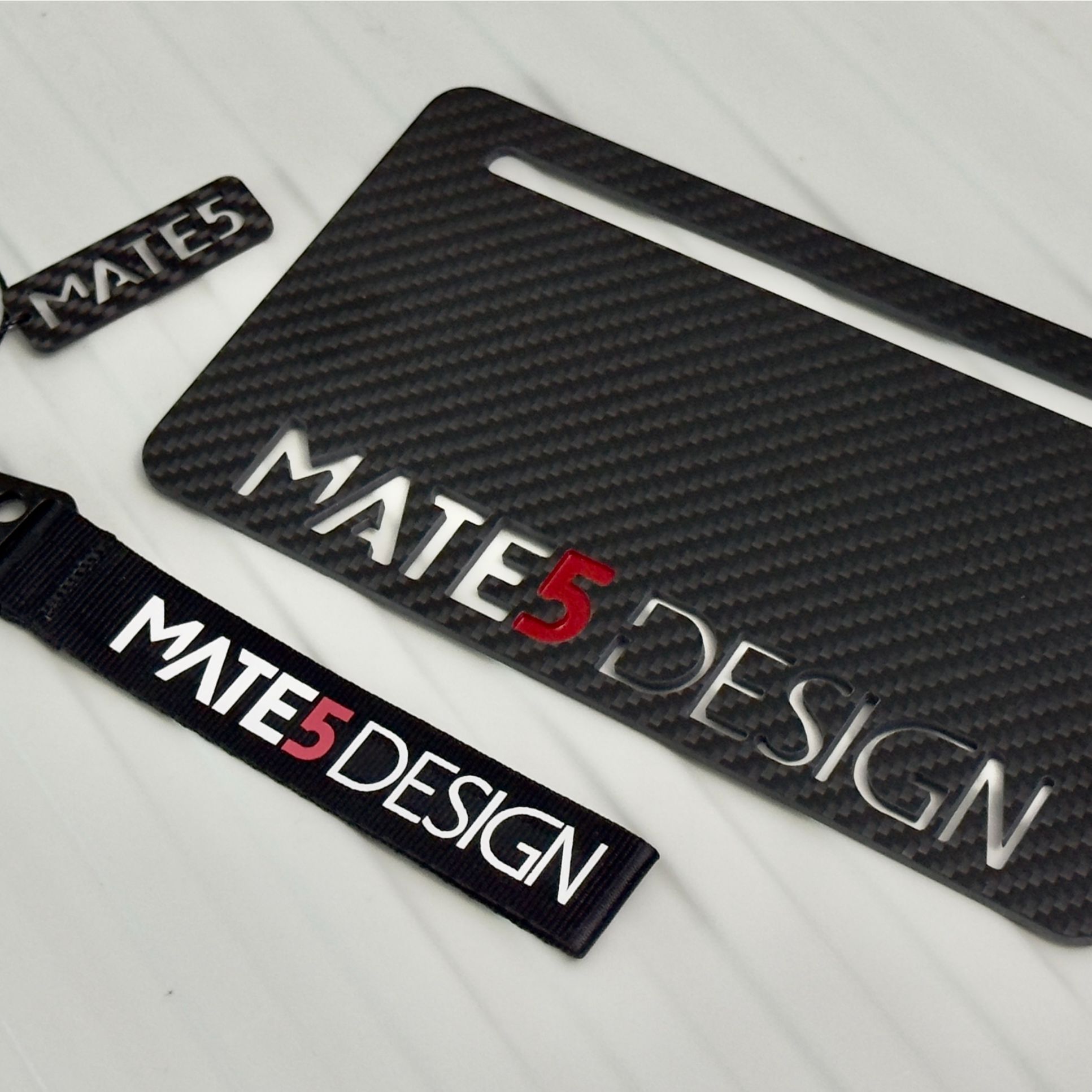MatesDesign碳纤维牌照框套餐