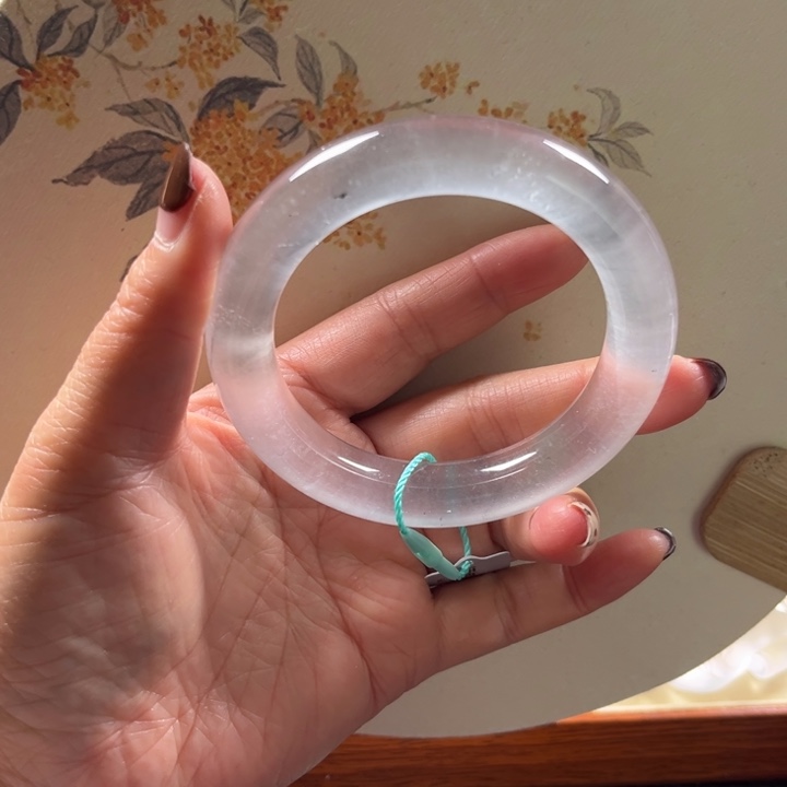 石英质玉未镶嵌手镯55-56