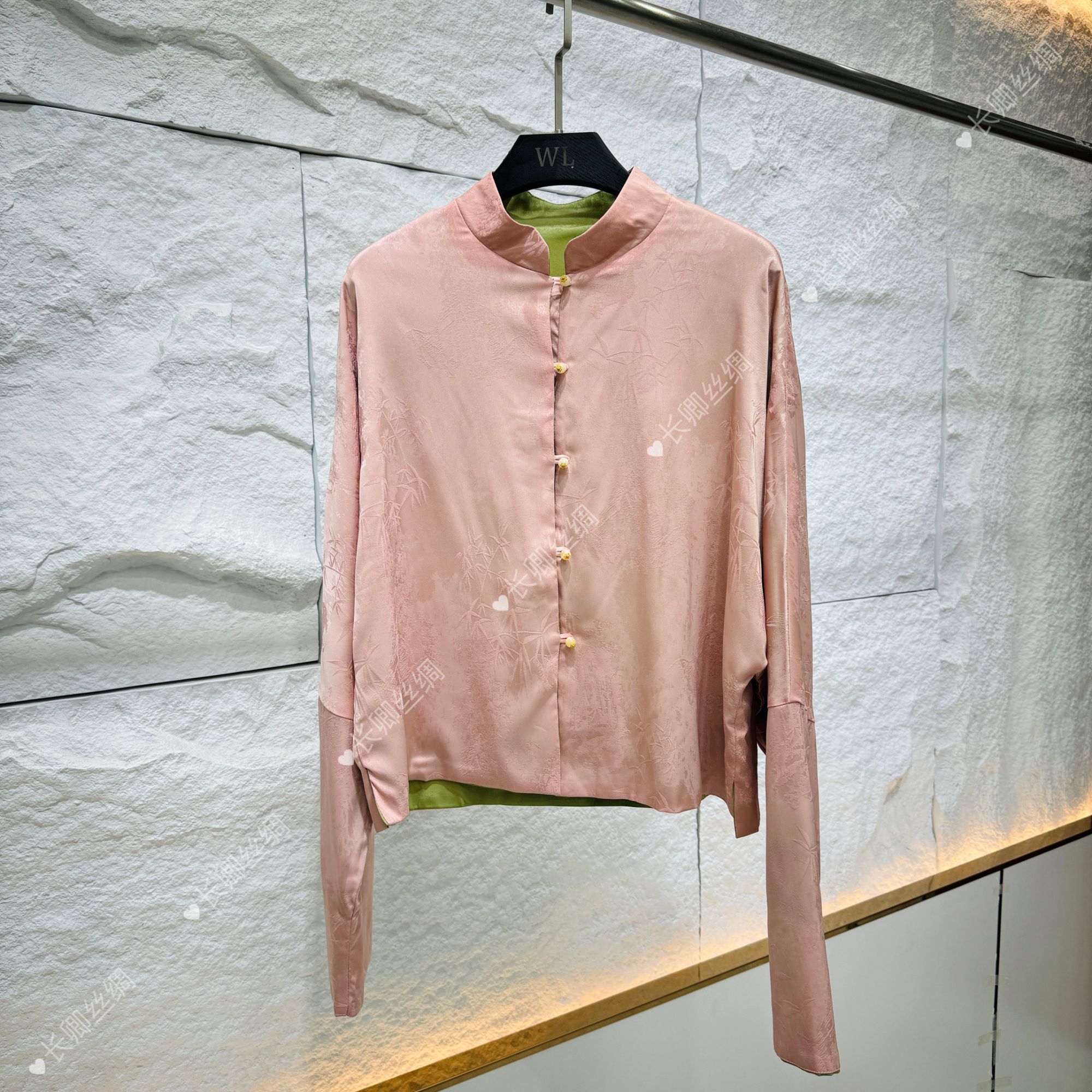 【倾云】原创设计师新中式双面打底女时尚长袖小衫百搭 XH3699