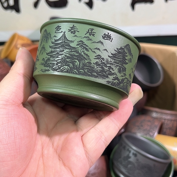 茶杯紫砂全手工紫砂主人杯