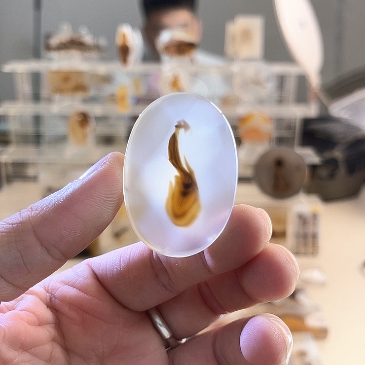 玛瑙/玉髓未镶嵌吊坠(不含链)