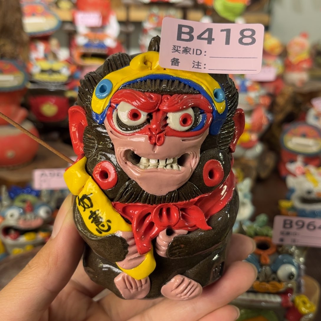 泥塑纯手工茶宠摆件