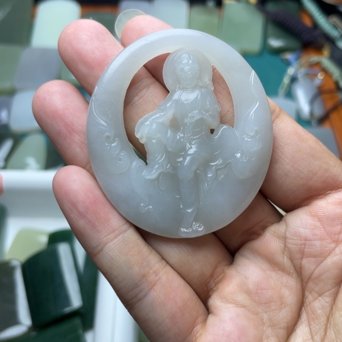 【闪购商品】和田玉未镶嵌颈饰高****师