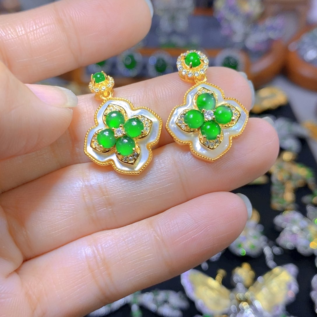 翡翠颈饰银S925镶嵌多样性发其一