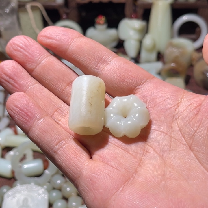 和田玉未镶嵌颈饰安***3