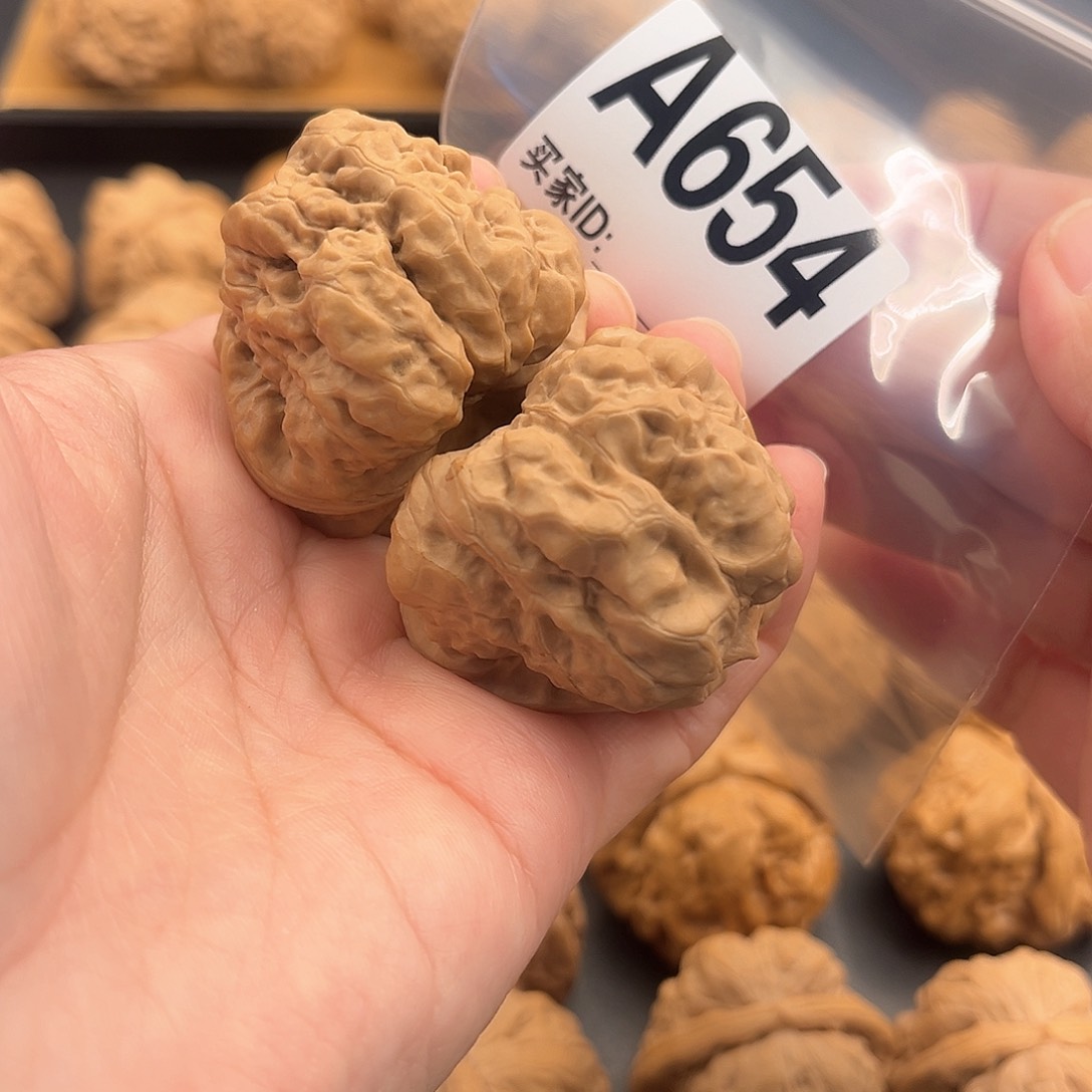 文玩核桃把件Z*蛙蛙精品40肚44