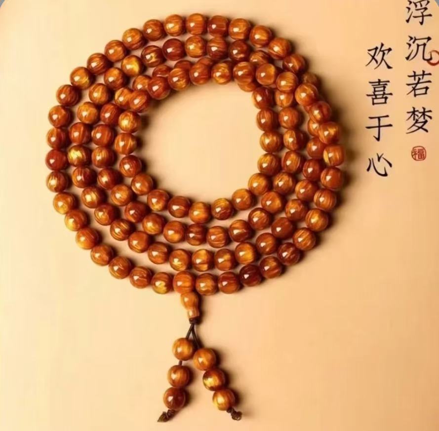 金丝菩提108颗手串SC-287