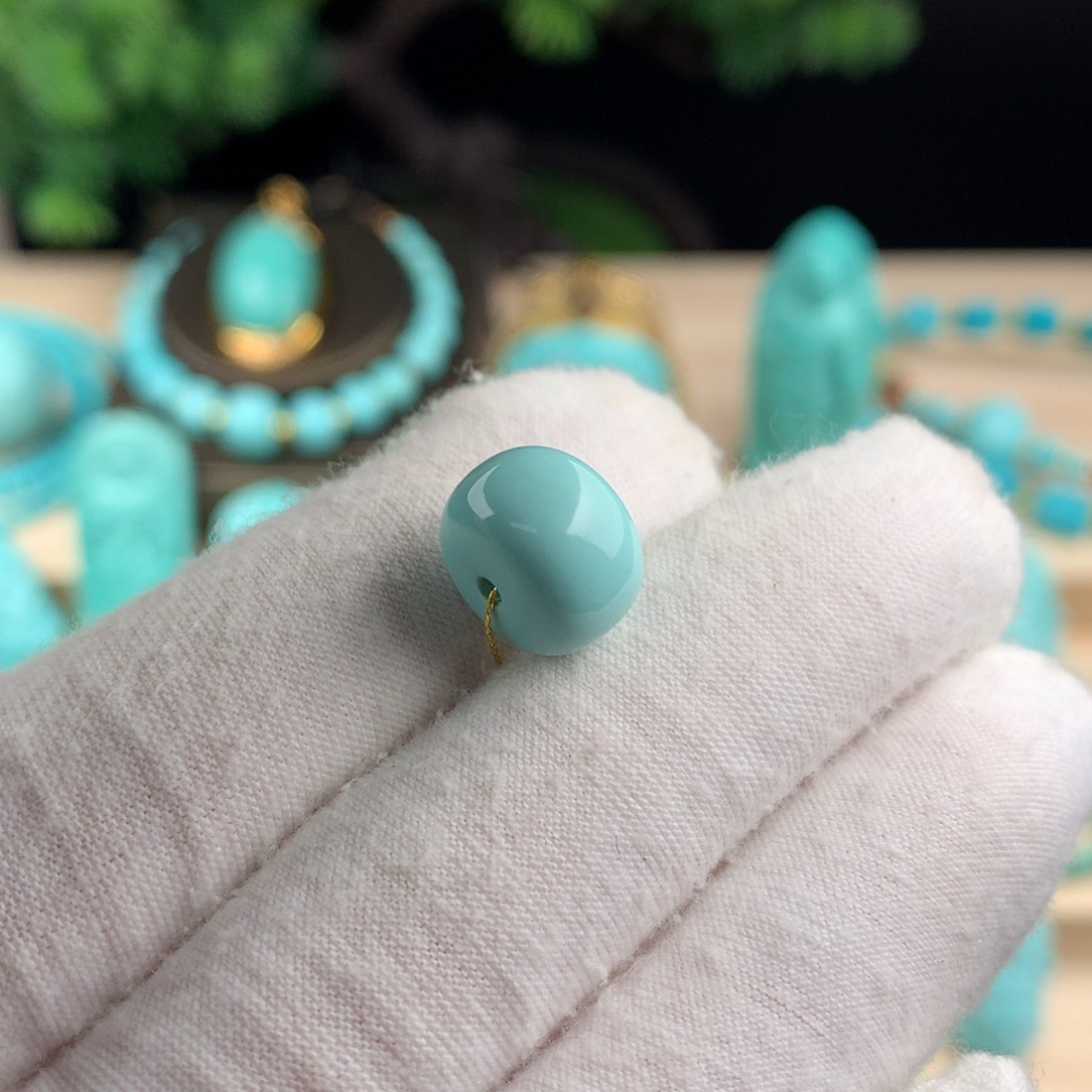 绿松石配珠卡12.5未镶嵌