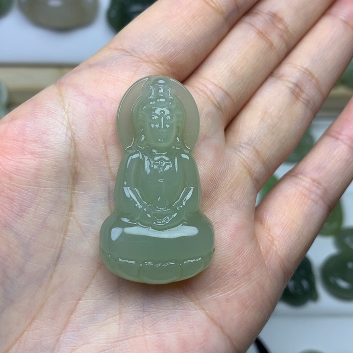 和田玉颈饰未镶嵌无*谓