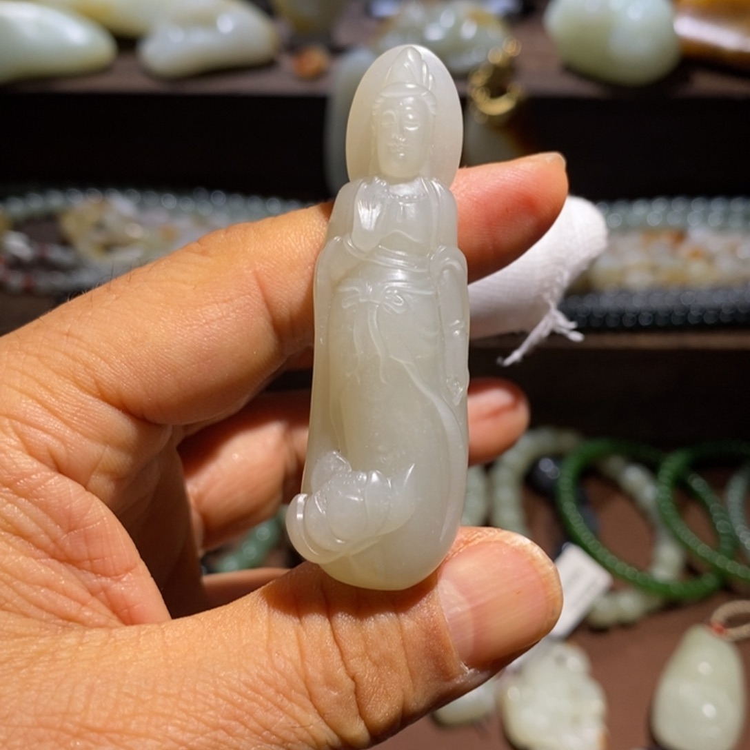 和田玉挂件未镶嵌