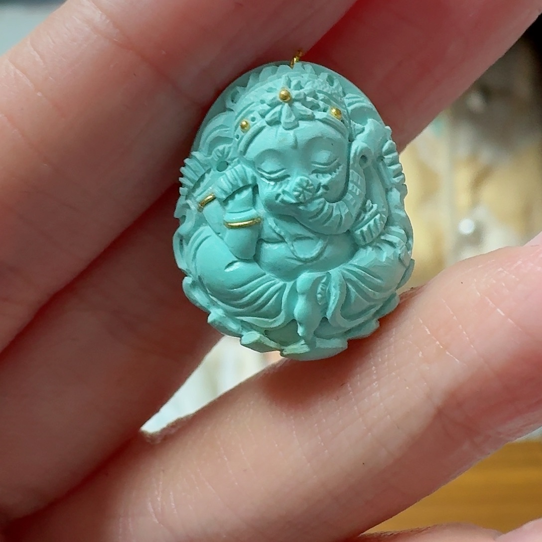 绿松石珠宝奇石未镶嵌