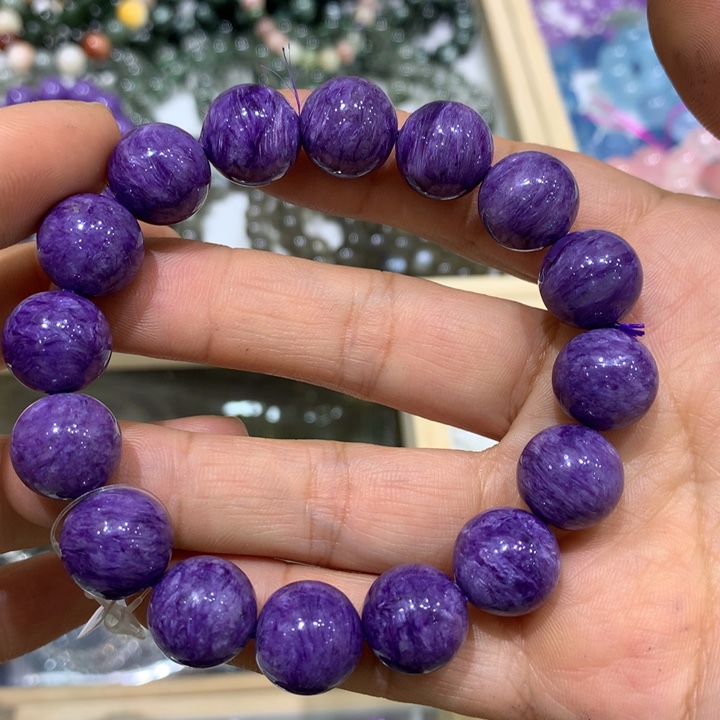 查罗石（紫龙晶）手绳未镶嵌❤*马