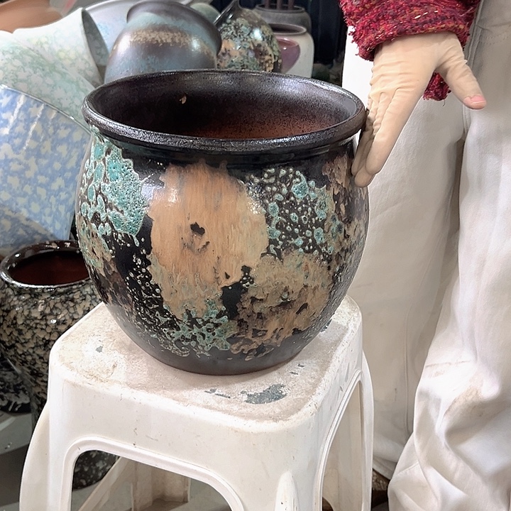 正品口25高25花盆……