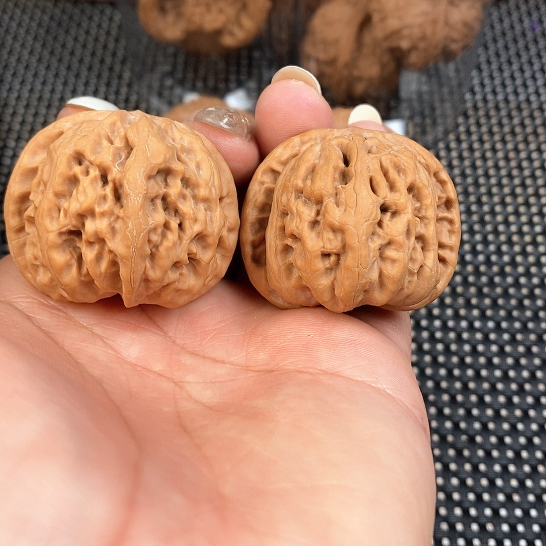 文玩核桃把件39尺九龙全品