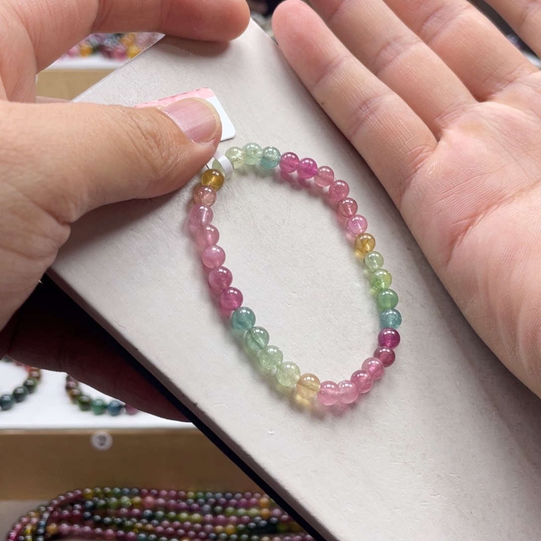 碧玺手串未镶嵌5.5mm.mmmmmm