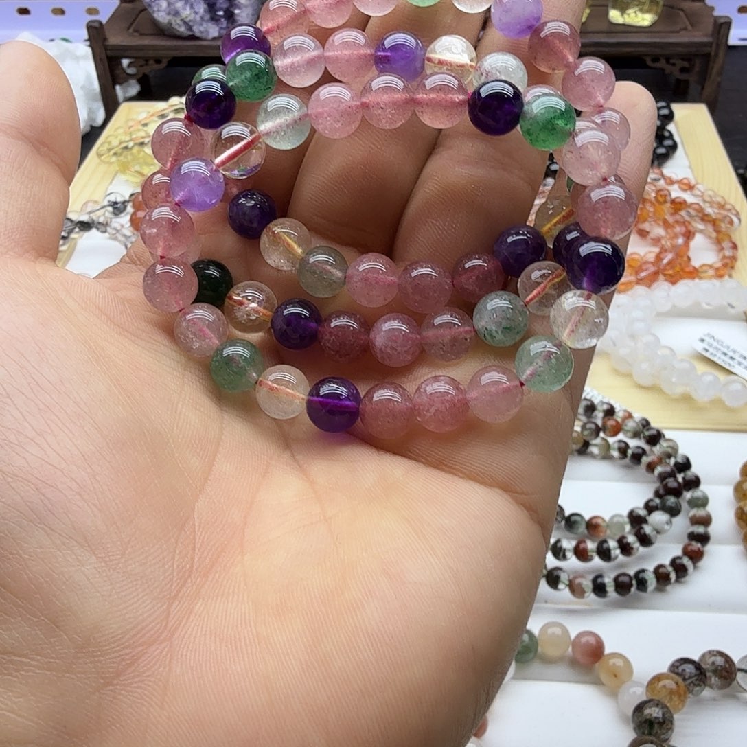 水晶手链未镶嵌天然