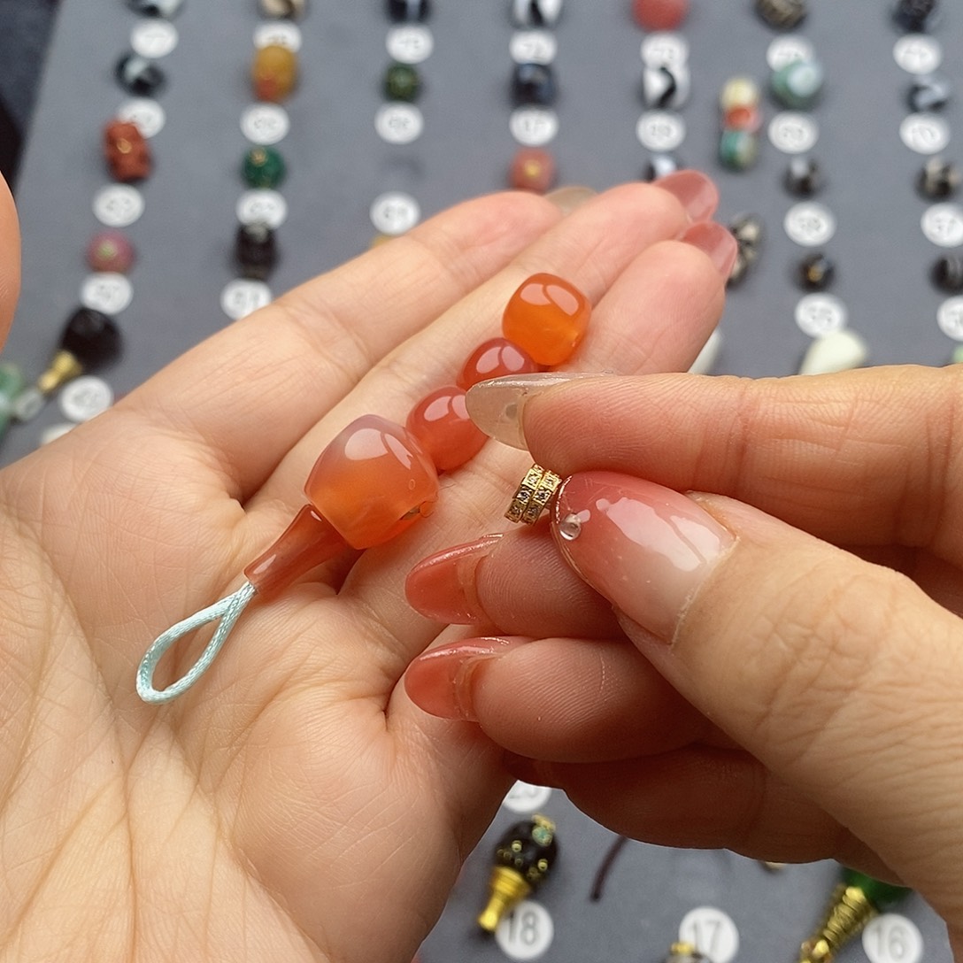 玛瑙/玉髓饰品合金@**二