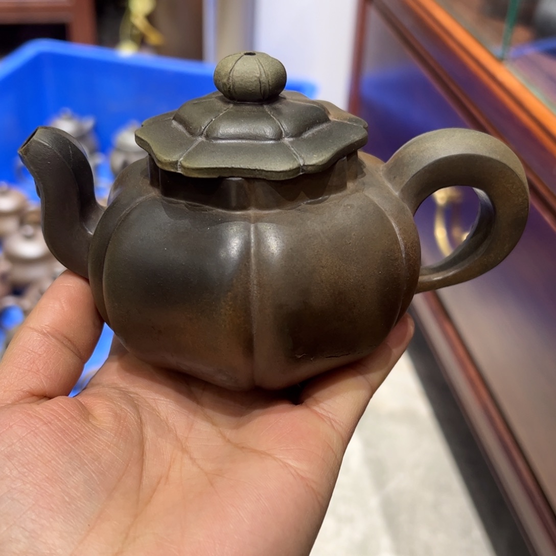 贵台龙窑柴烧茶壶66
