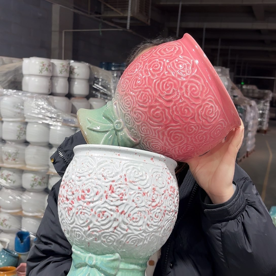 正品两个高23/18红陶