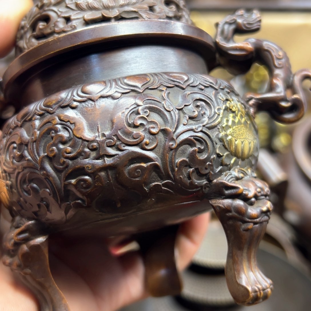 铜摆件欢迎欢迎你