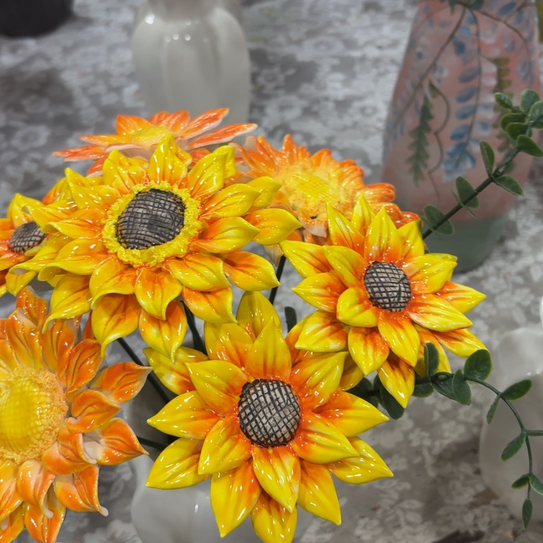 陶瓷花，拍满20发货，退款拉黑，2677