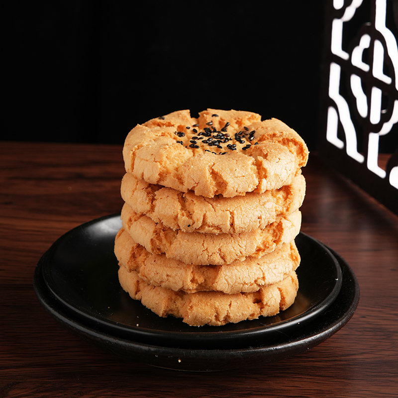 桃酥（含蔗糖）0反式脂肪酸不只是中老年人的专利 饴品饴酥荣誉出品