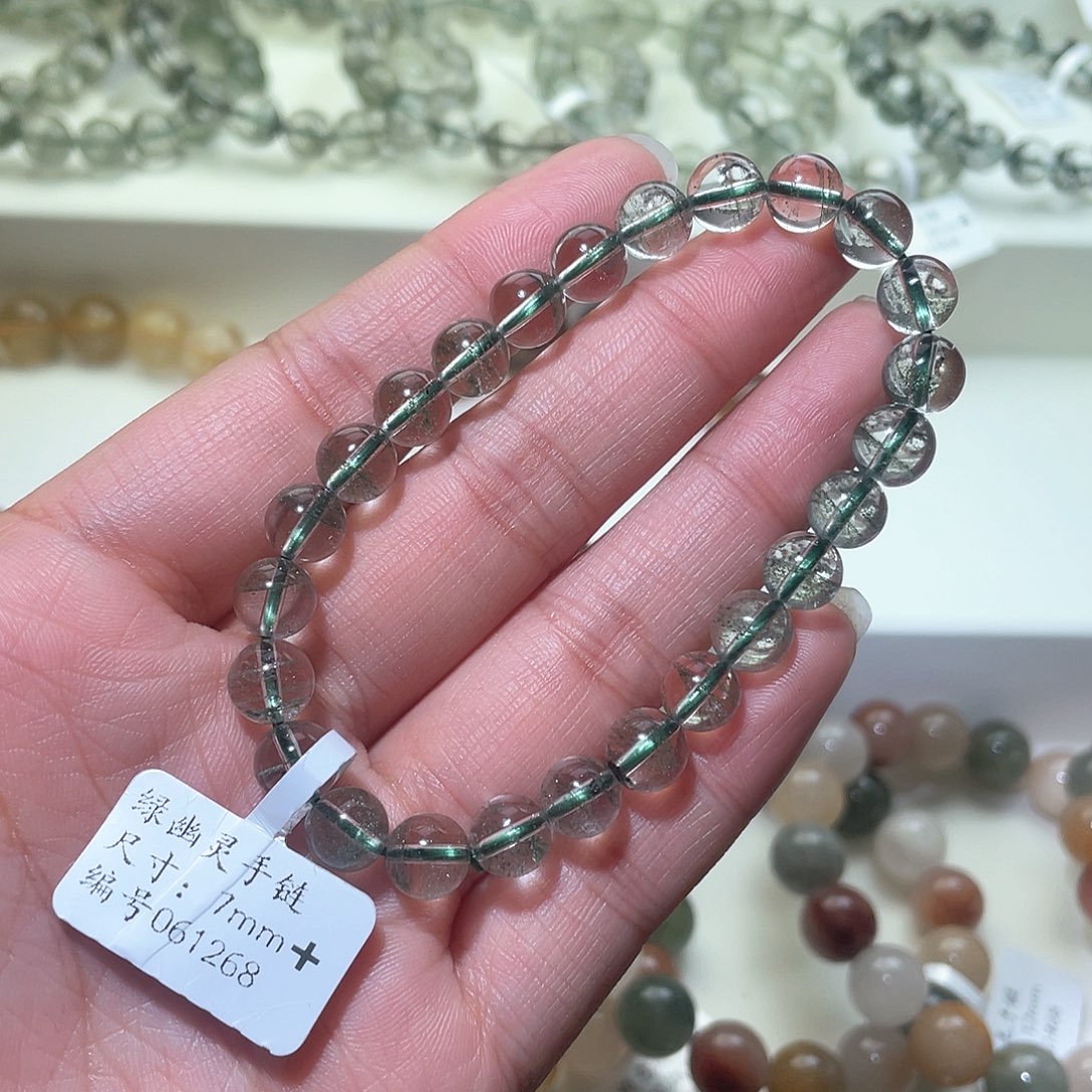 水晶手链未镶嵌宋*水晶 