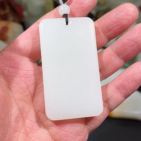 和田玉挂件未镶嵌杨*波