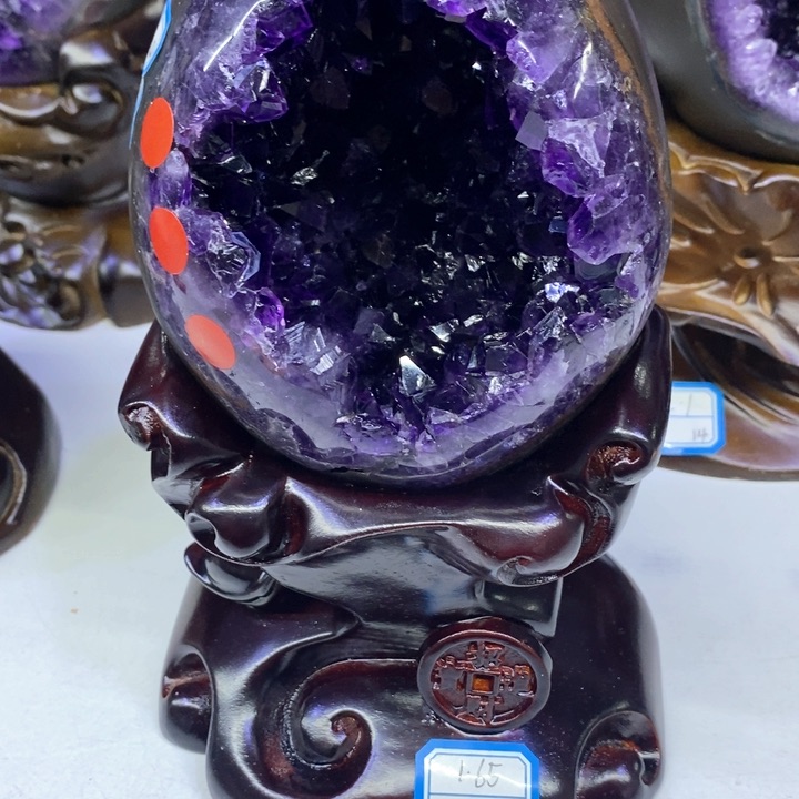 紫晶小葛恐龙蛋未镶嵌