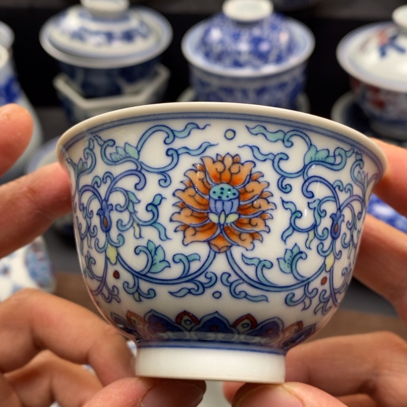 【闪购商品】景德镇青花主人杯