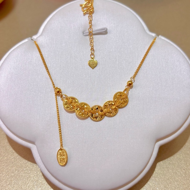 1N足金臻选五帝钱套链