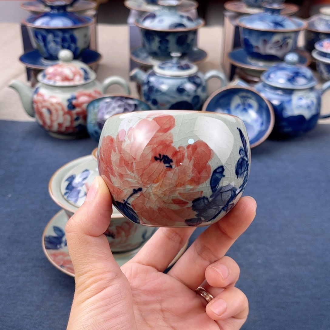 杯景德镇手绘手工茶具