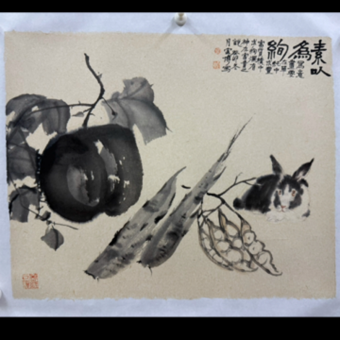 刘云博～国画水墨作品1.8平尺现货