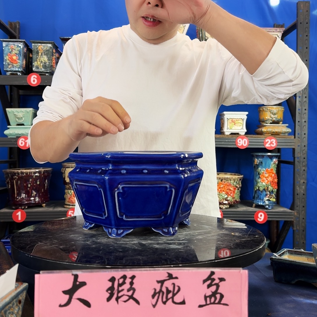 569宝蓝大瑕疵随机介意勿拍不退换外口20内深11