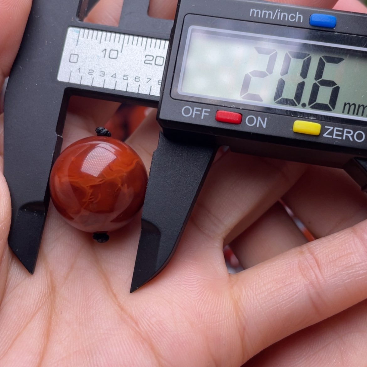 【闪购商品】南红玛瑙20.6圆珠未镶嵌