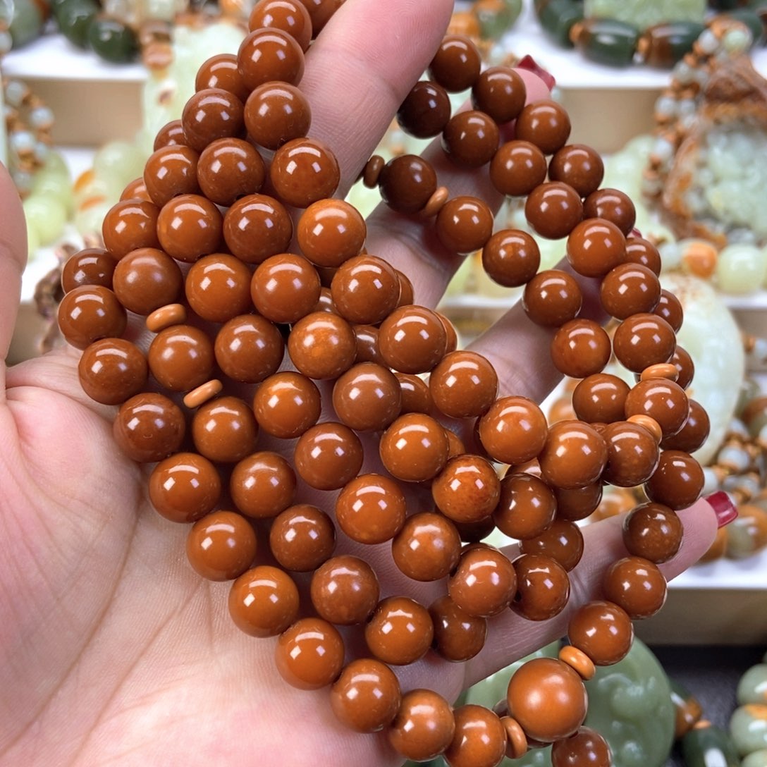 透闪石质玉手链未镶嵌