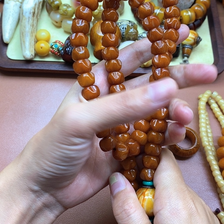 惊***蛰牛骨手串/手链牦牛骨