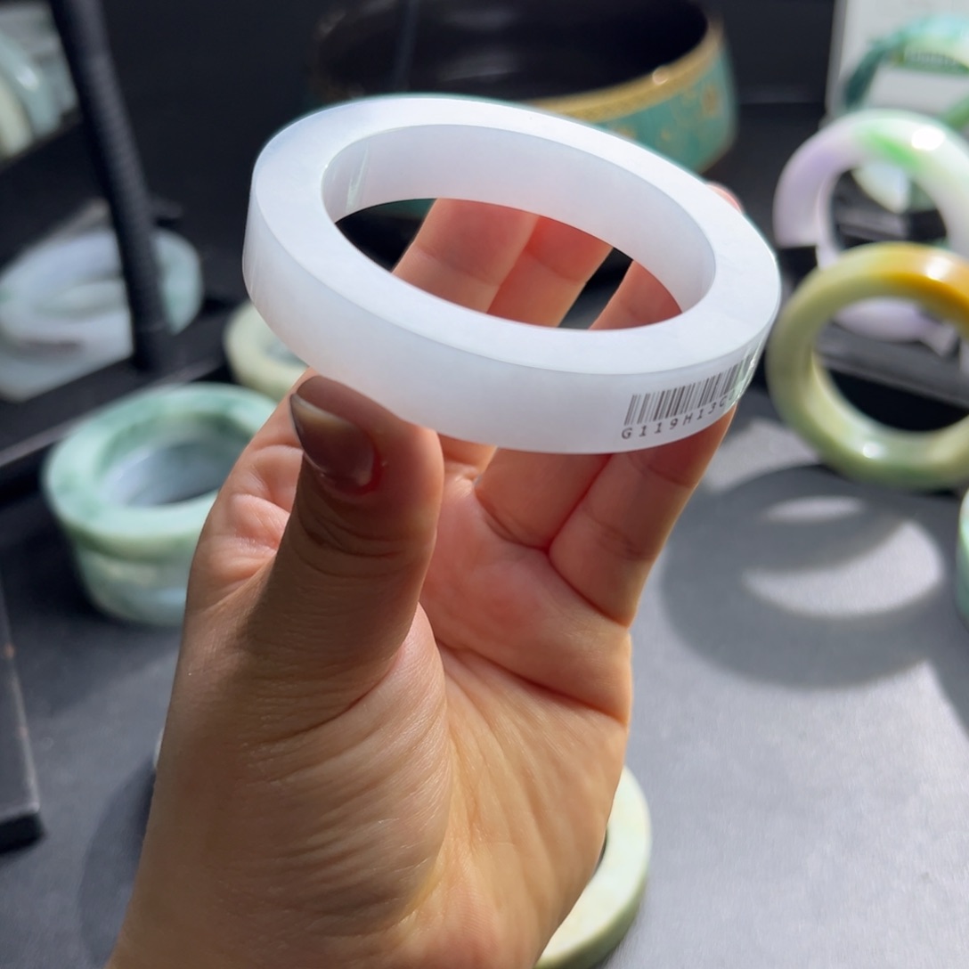 翡翠手链未镶嵌羽*萍