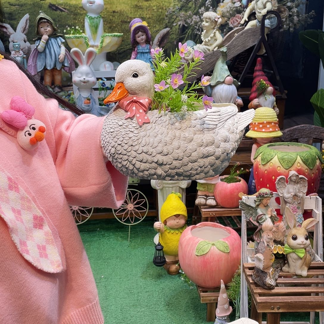 摆件花园摆件红红火火