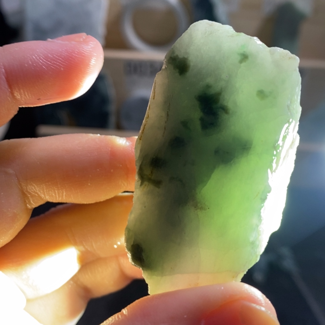 颈饰未镶嵌翡翠天然翡翠