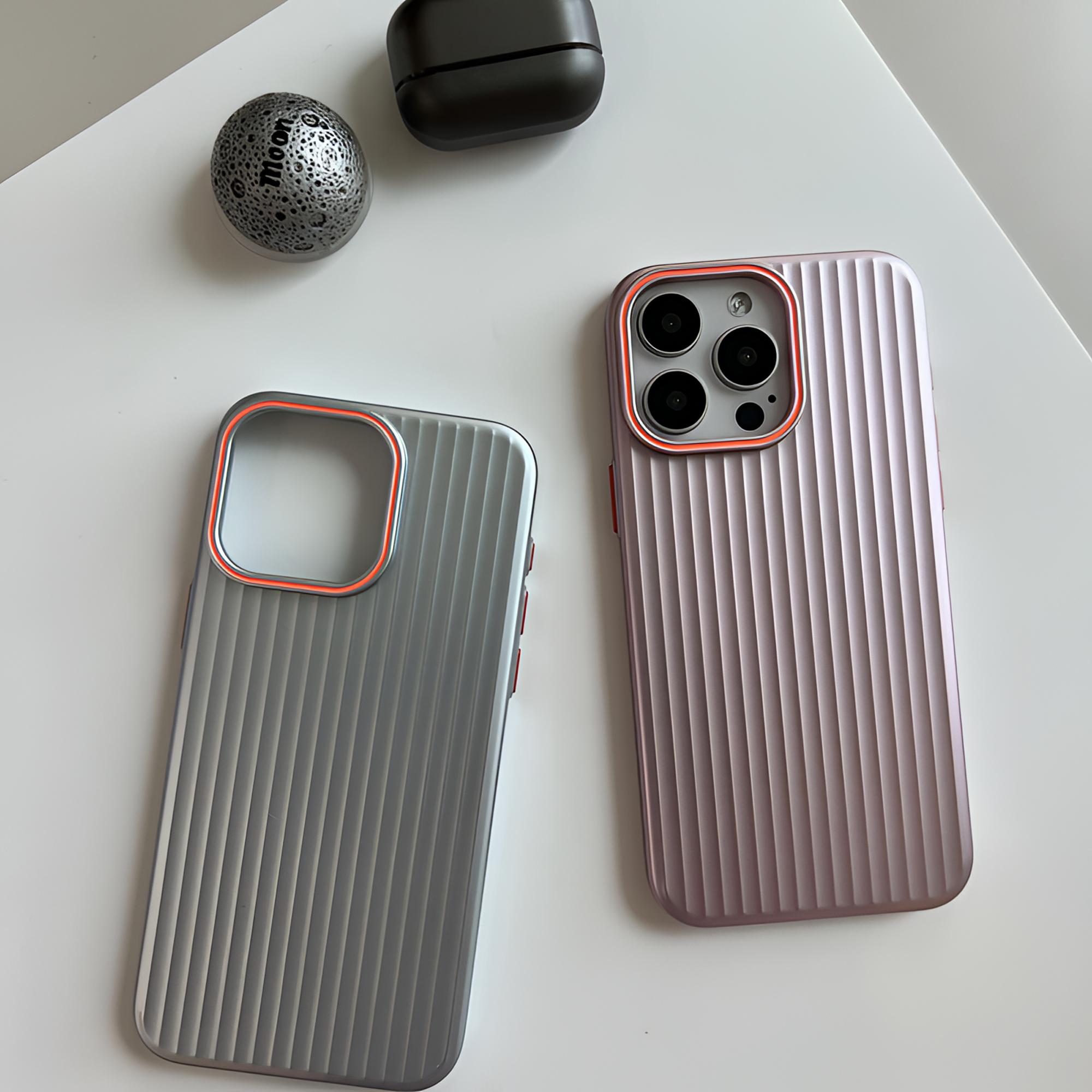 【高档小众】防摔金属适用华为mate70苹果16promax手机壳15pro创意