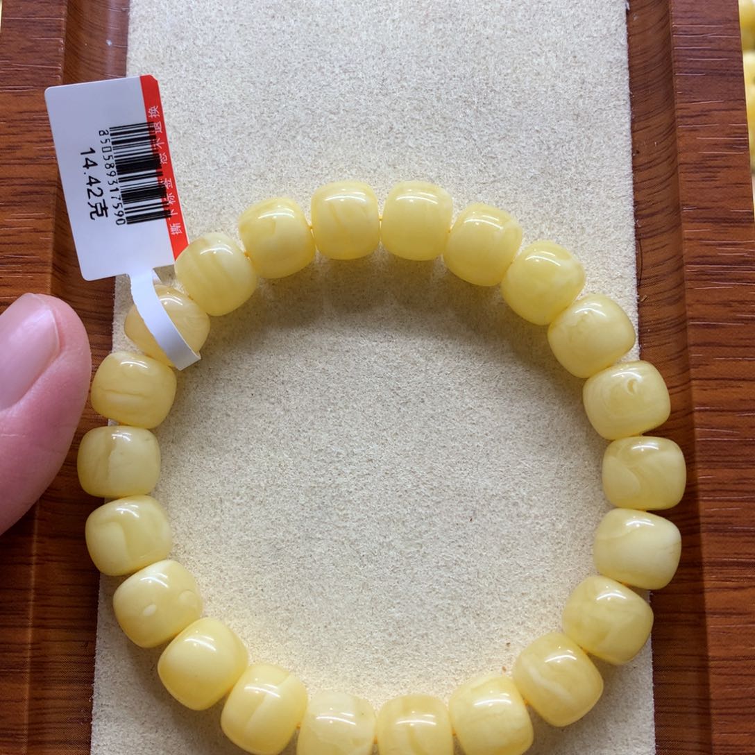 蜜蜡手链未镶嵌蜜蜡